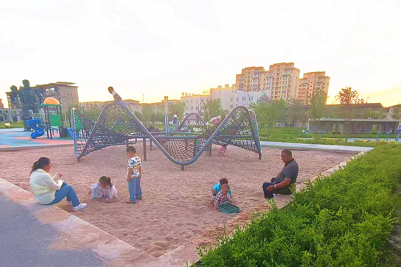 精河县织密“便捷健身